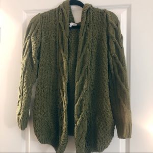 Soft Olive Green Cardigan